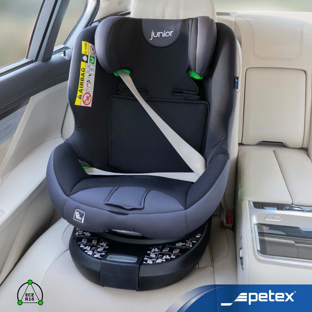 Auto-Kindersitz 360° drehbar mit ISOFIX & Stützfuß