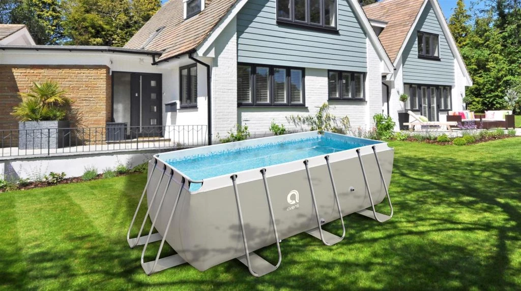 Avenli Frame Rectangular Pool 400 x 207 x 122 cm, Aufstellpool, rechteckig, ohne Pumpe