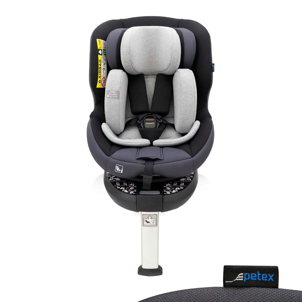 Auto-Kindersitz 360° drehbar mit ISOFIX & Stützfuß